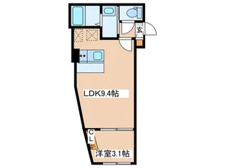 メゾンココン久地【3階】の間取り