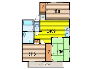 ハイムバードコール【2階】の間取り