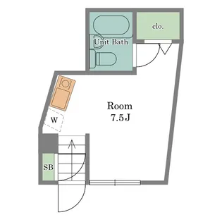 ハイツカサイ【1階】の間取り