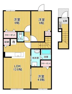 メゾン東陽II【2階】の間取り