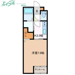 MYヒノリア【1階】の間取り