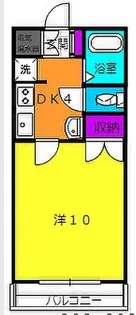 ジュネスツカサ【2階】の間取り