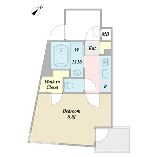 ライフゾーン用賀【2階】の間取り