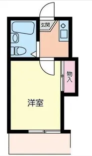 レオパレス衣笠 第16【1階】の間取り