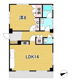 パルテックビル【3階】の間取り