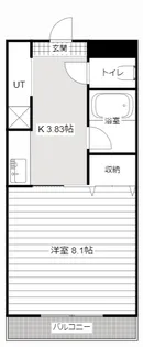 イーストコート21【4階】の間取り