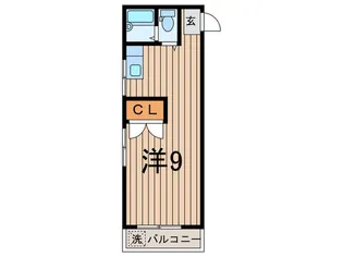 メゾンクレソンI【1階】の間取り