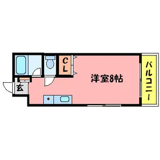 ソシオハイツ【3階】の間取り