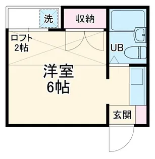 イーストキャッスル【1階】の間取り