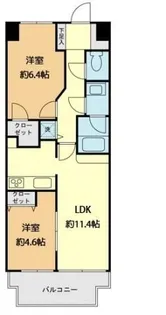 スカイグランデ京成小岩【3階】の間取り