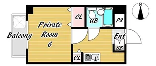 大阪府大東市北条7【マンション】の間取り