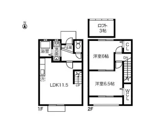 岐阜県美濃加茂市西町6【一戸建】の間取り