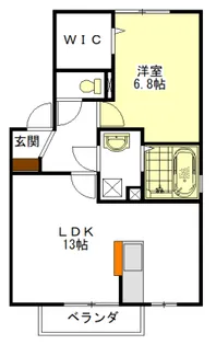 エステート陽だまりの丘【2階】の間取り