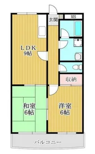 埼玉県坂戸市中富町【マンション】の間取り