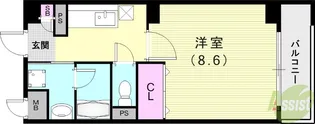 サンシャイン北神戸【2階】の間取り