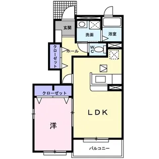 ミルト プレッソ【1階】の間取り
