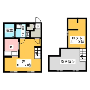 プリマグランデ須ケ口壱番館【2階】の間取り
