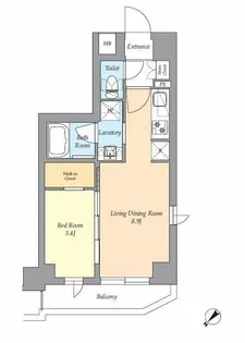 AIFLAT渋谷西原【2階】の間取り