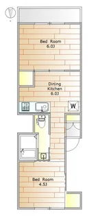 榎本ハイム【2階】の間取り