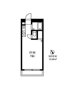 第7三井ビル【3階】の間取り