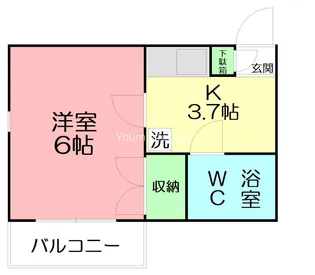 DMハイツ【2階】の間取り
