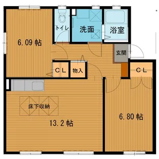 プランタン・ビオレ/パンセ/ローゼ【1階】の間取り