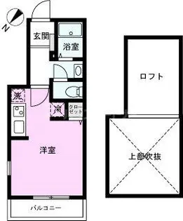 グランカスケードみのり台【2階】の間取り