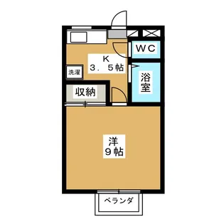 CASAはらまち A棟【2階】の間取り