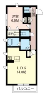 リベラル【0】【3階】の間取り