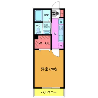 ファビュラス・インエクセス【1階】の間取り