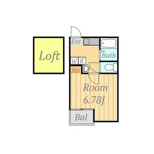 リッチモンド港南台【3階】の間取り