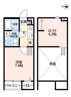 SAKURA VIEW(サクラビュー)【1階】の間取り