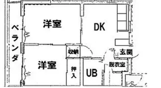 ハイラークコーポ上村【3階】の間取り