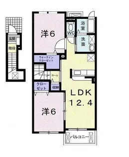 ゾネンブルーメ【2階】の間取り
