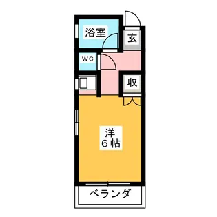 覚王山ビレッジ【1階】の間取り