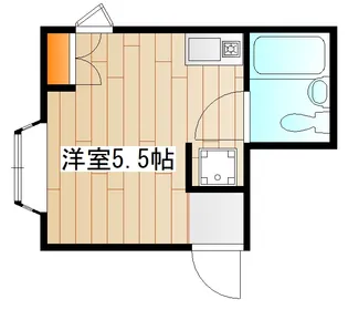 キャッスル旭ヶ丘A棟【2階】の間取り