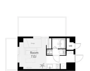 藤和シテイコープ新大塚【6階】の間取り