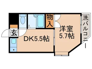 丸武コ-ポ【2階】の間取り