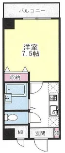 フェリーチェ目黒【2階】の間取り