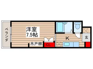 キャトル・セゾン【1階】の間取り