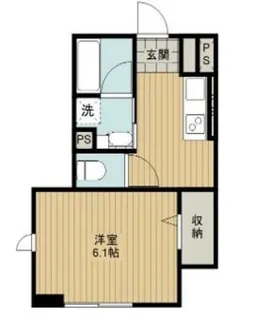 カーサヴェルデ下目黒【1階】の間取り