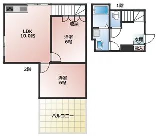 GALA若松町の間取り