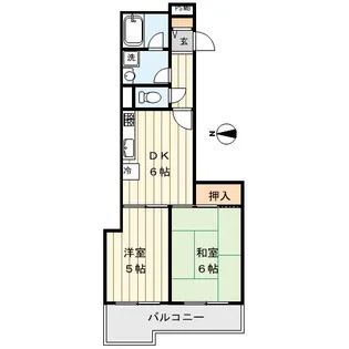 東京都文京区白山1【マンション】の間取り