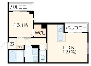 グランロシェ-Y【2階】の間取り