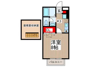 カトレアハイム【2階】の間取り