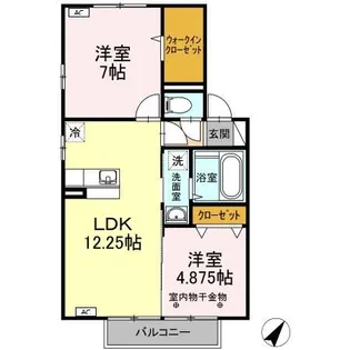 パストラーレ【2階】の間取り