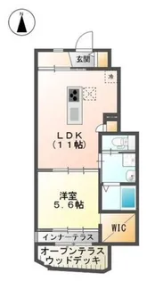 東京都多摩市一ノ宮1【アパート】の間取り