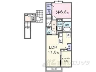 Oak Serio【2階】の間取り