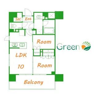 グレーシアフィット藤沢鵠沼【5階】の間取り