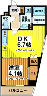 東京都杉並区和泉3【マンション】の間取り